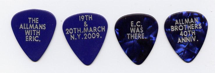 These were a gift from Eric Clapton's guitar tech to  various members of ABB staff to commemorate the Beacon.  There are two picks printed double sided.
